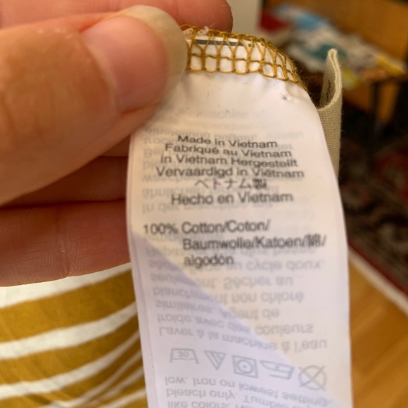 Whisper Cotton Turtleneck in Helene Stripe - Picture 5 of 7